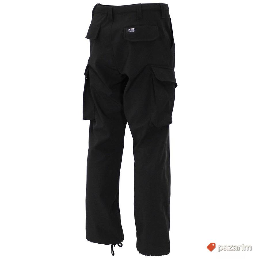 Pantalone softshell crne i zelene 3