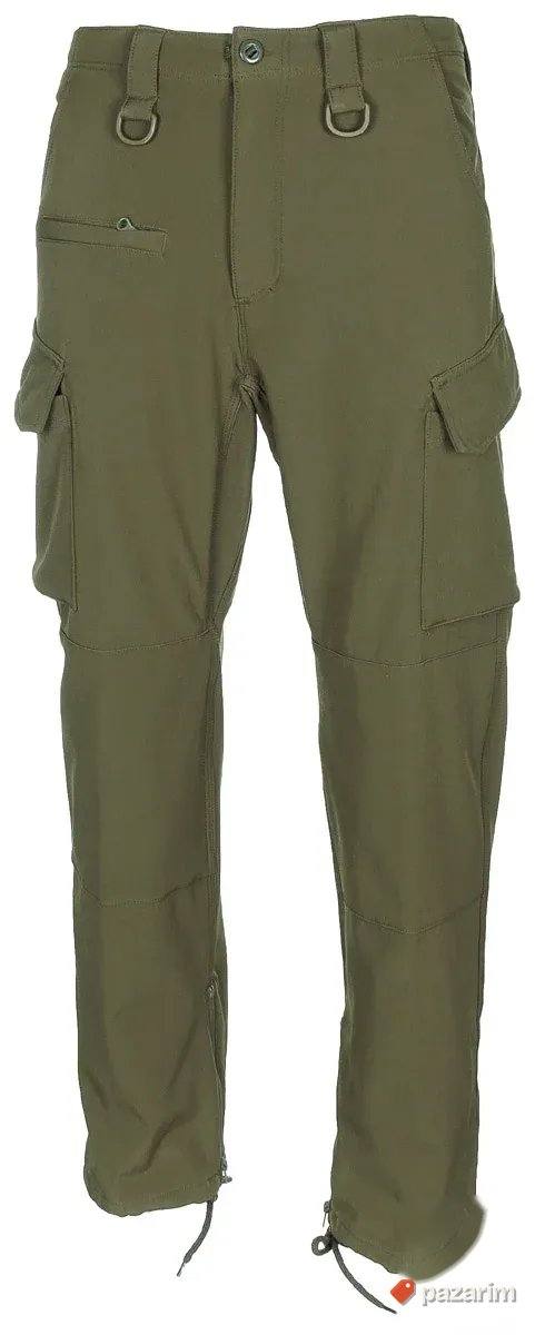 Pantalone softshell crne i zelene 4