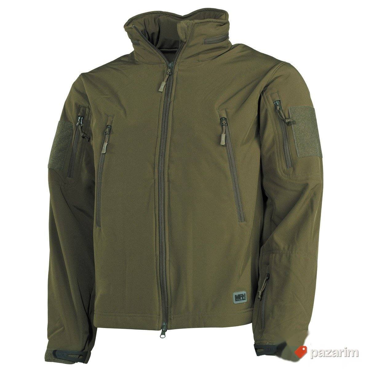 Jakna softshell SCORPION OD zelena 1