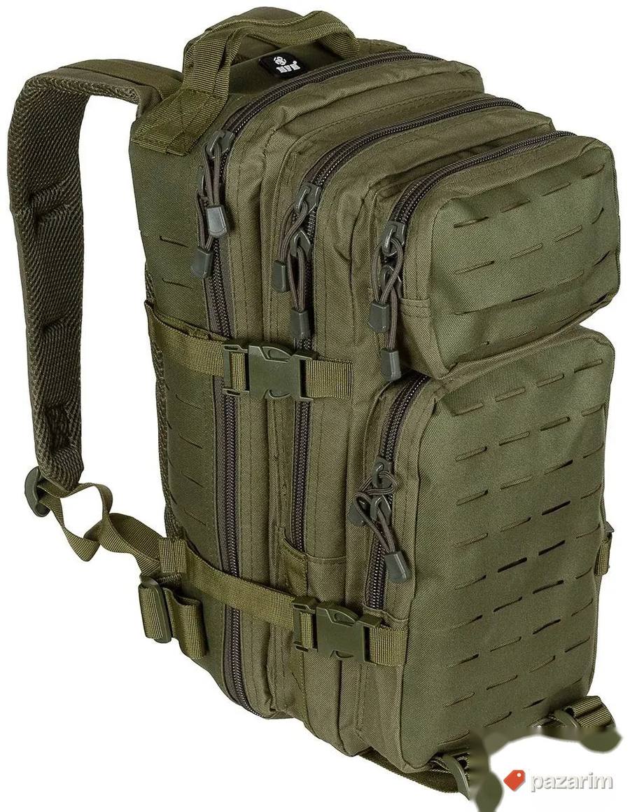 Ranac Assault 1 laser crni, zeleni, bež 4