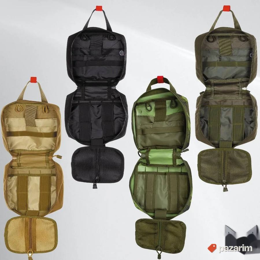 Torba za prvu pomoć MOLLE crna, zelena, bež, M 95 cz 3