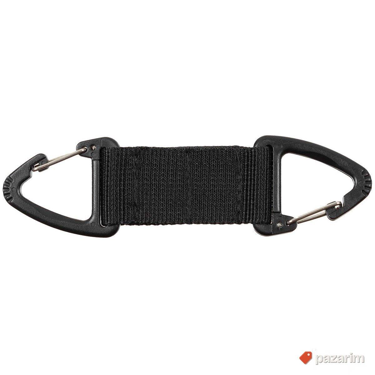 Dupli karabiner PVC crni 1