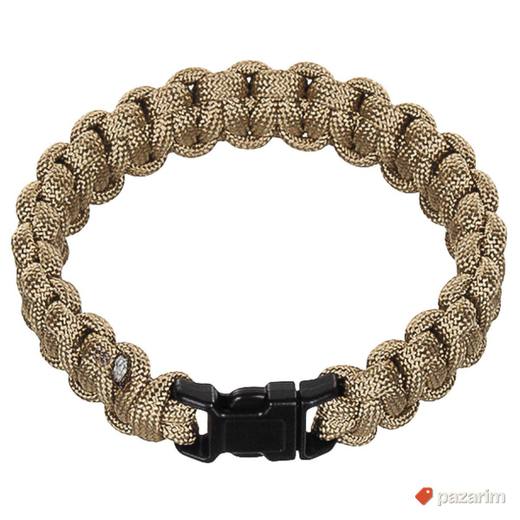 Parakord narukvica coyote tan