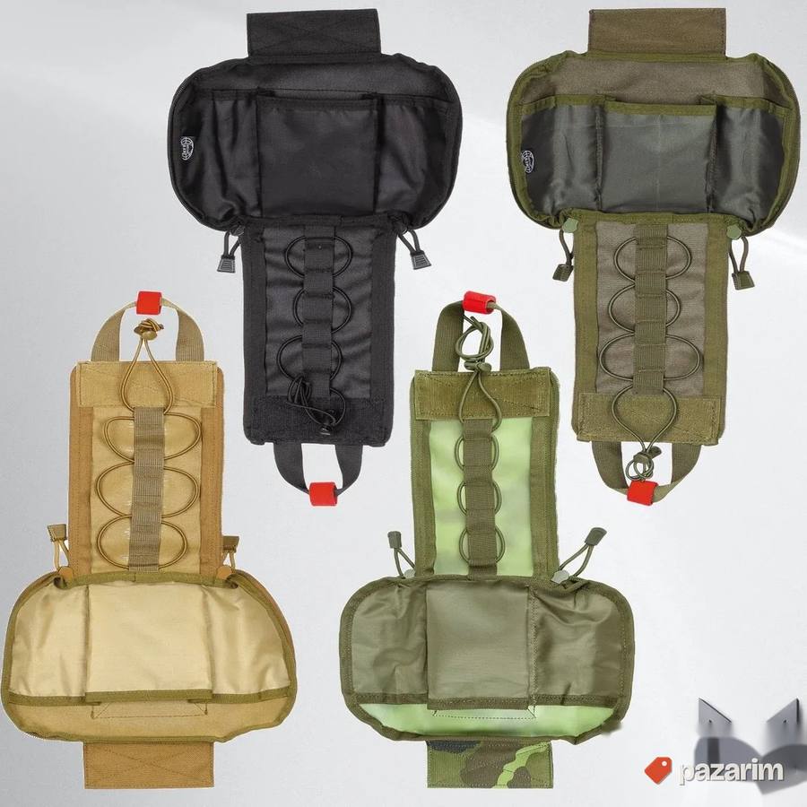 Torba za prvu pomoć MOLLE manja crna, zelena, bež, M 95 cz 3