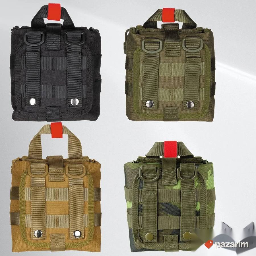 Torba za prvu pomoć MOLLE manja crna, zelena, bež, M 95 cz 4