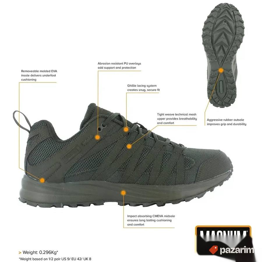 Patike MAGNUM STORM TRAIL LITE crne, zelen i bež 4