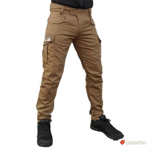 Taktičke pantalone sa amblemom Tan