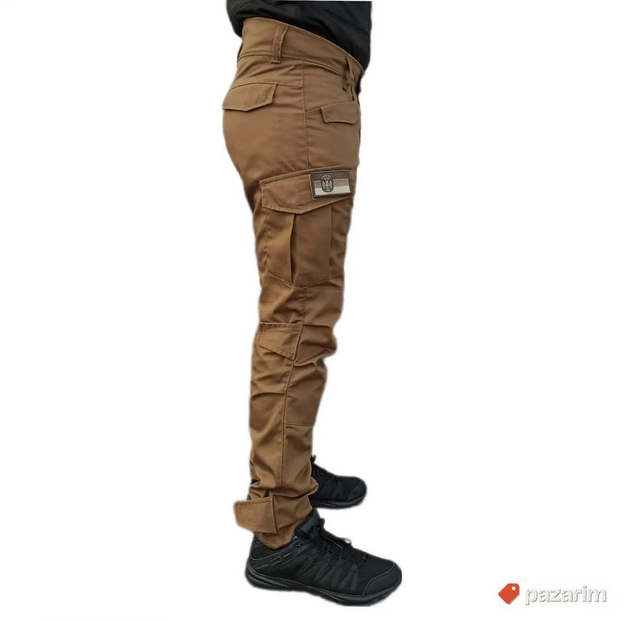 Taktičke pantalone sa amblemom Tan 2