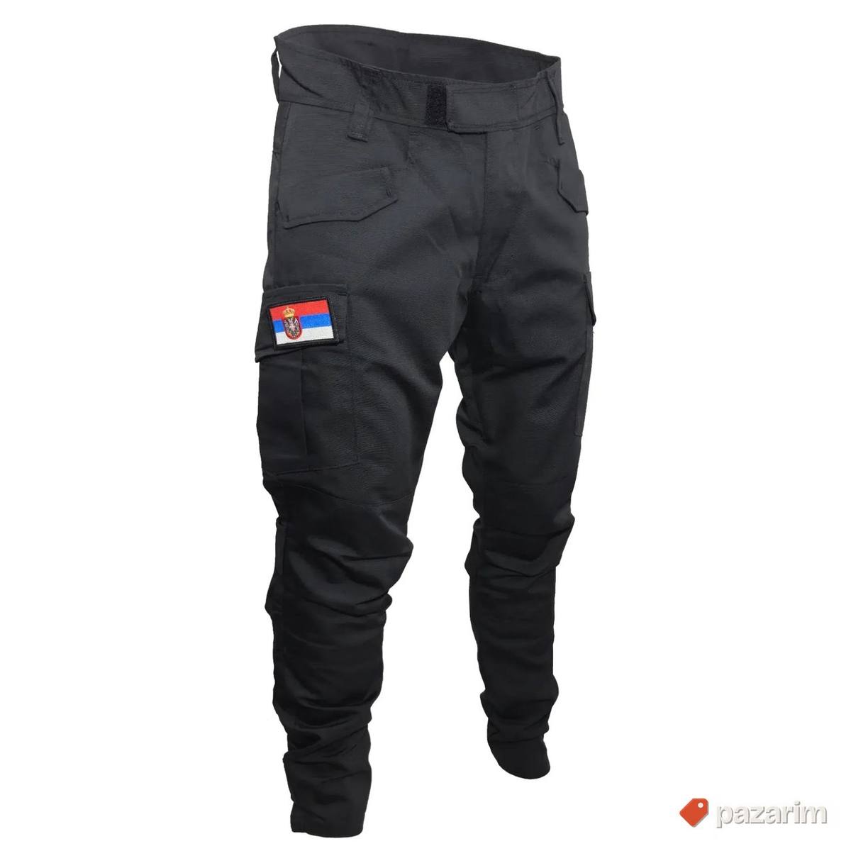 Taktičke pantalone sa amblemom crne 1