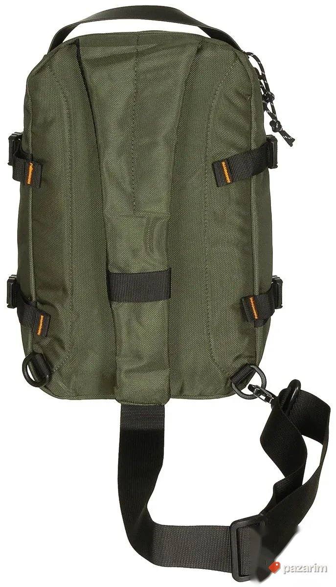 Torbica za rame Compact Sling crna i zelena 3