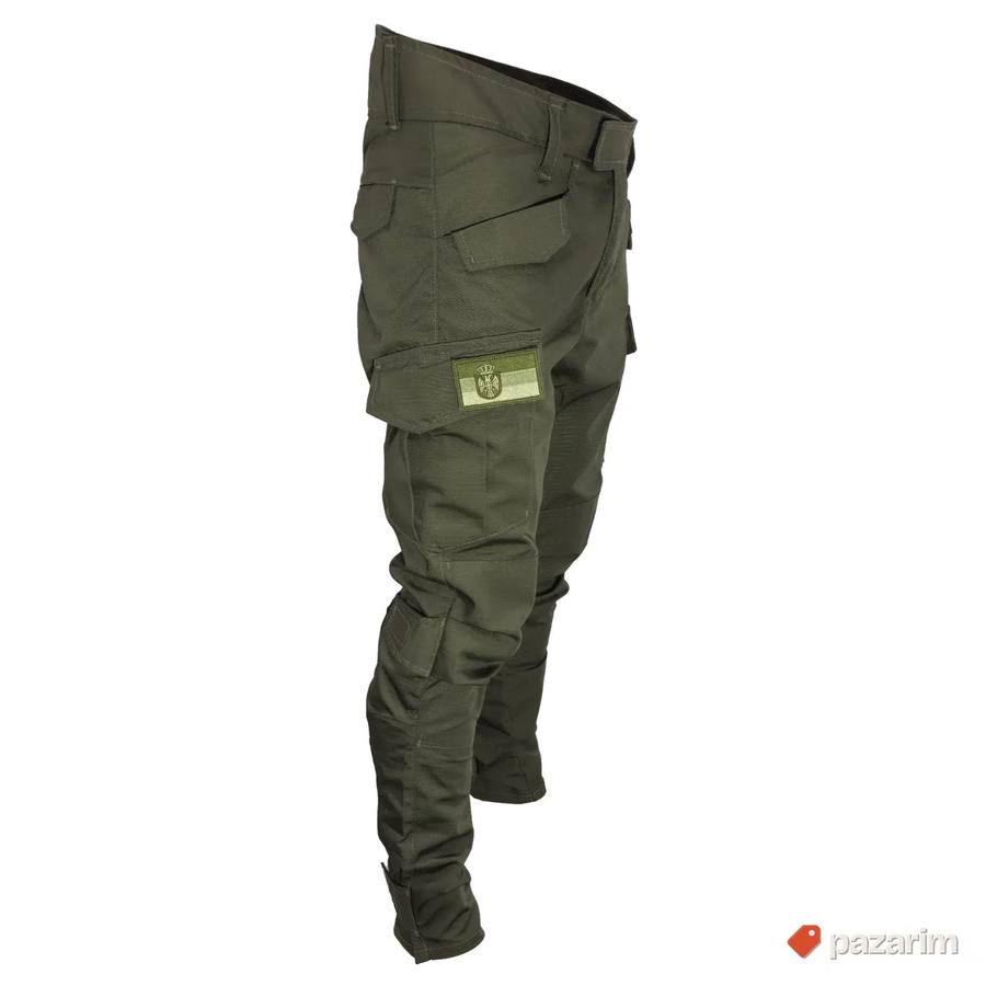 Taktičke pantalone sa amblemom zelene 2