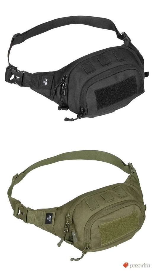 Torbica oko struka Tactical crna i zelena