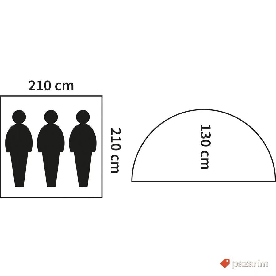 Šator Monodom za 3 osobe Woodland 3