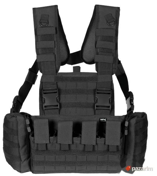 Chest Rig crni, zeleni, tan