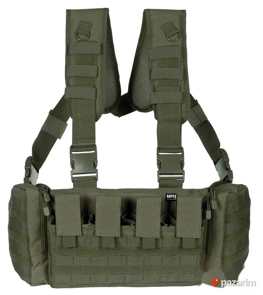Chest Rig crni, zeleni, tan 6