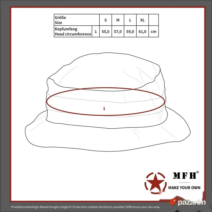 Bush hat šešir Rip Stop Flecktarn 2
