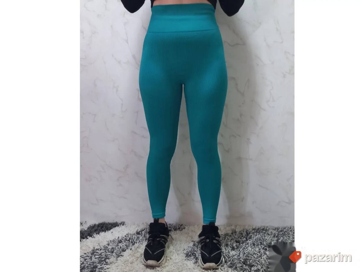 Zenske helanke push up mod.9248 tirkizne 1
