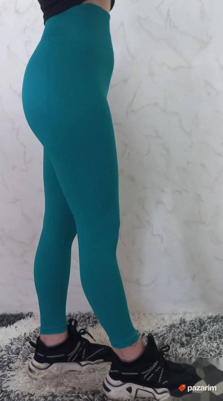 Zenske helanke push up mod.9248 tirkizne 5