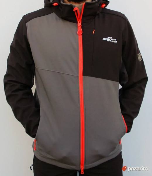 Softshell jakna MS 8001 sivi BESPLATNA POSTARINA