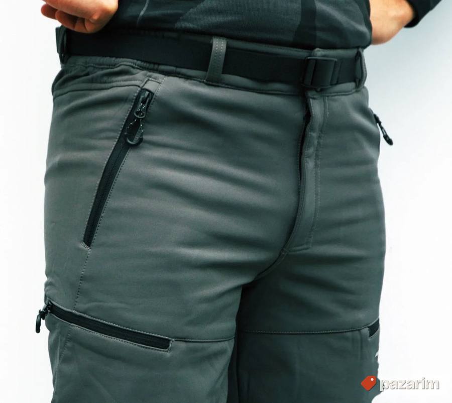 Windstopp pantalone 1800 sive 7