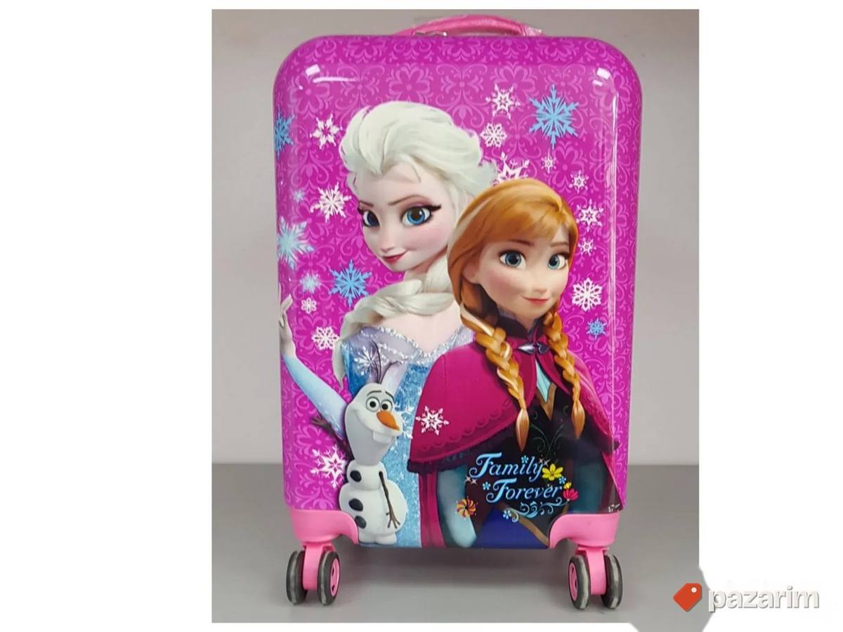 AKCIJA Deciji veliki kofer Frozen ljubicasti 1