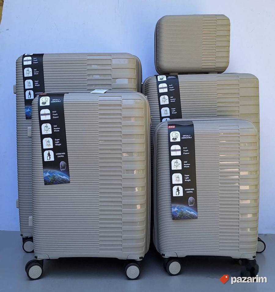 Set kofera 5/1 Polipropilen kod pp803 krem 2