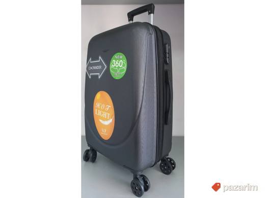 AKCIJA Srednji kofer ABS kod 8012 crni