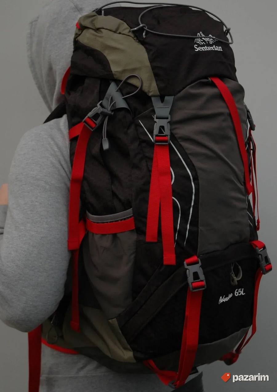 Ranac za planinarenje 65L crno crveni kod 2188 4
