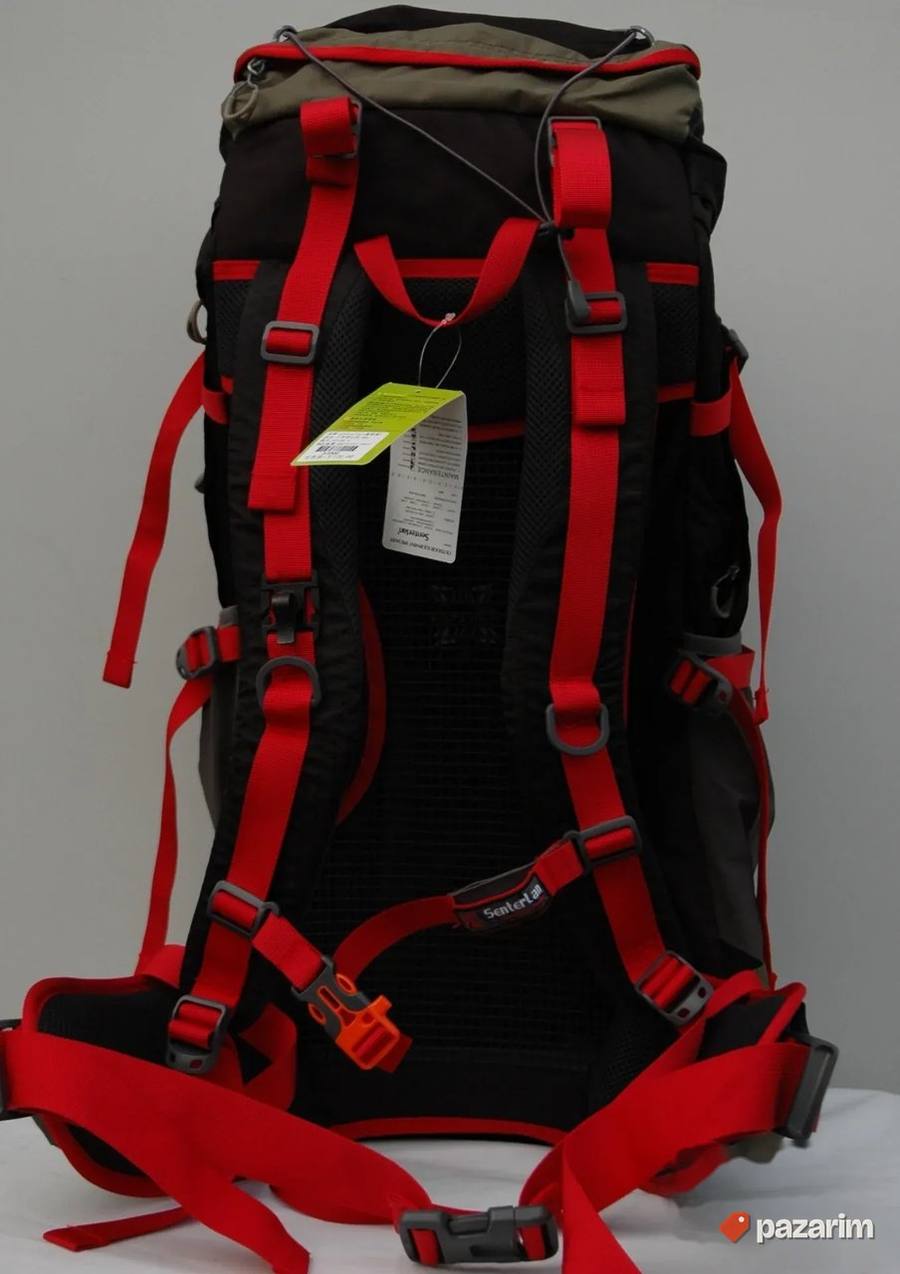 Ranac za planinarenje 65L crno crveni kod 2188 7