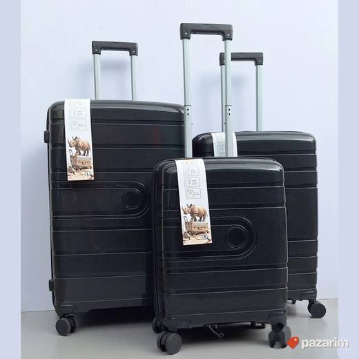 Set kofera 3/1 Polipropilen kod pp095 crni