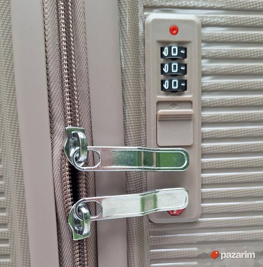 Srednji kofer Polipropilen kod pp098 zlatni 5