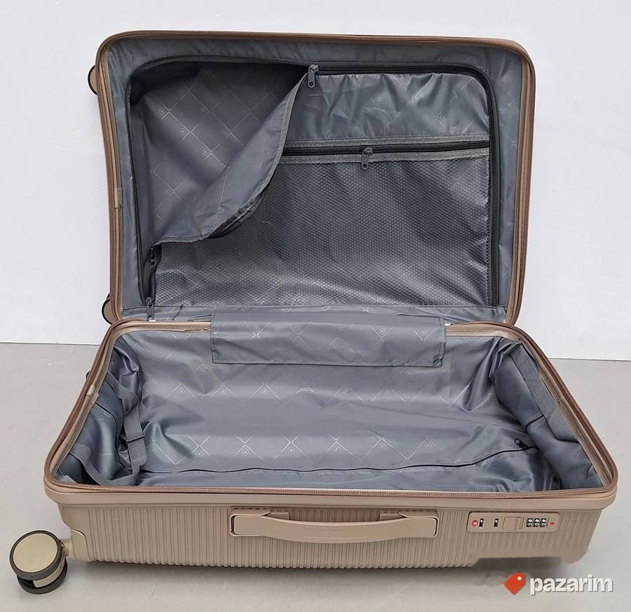 Srednji kofer Polipropilen kod pp098 zlatni 8