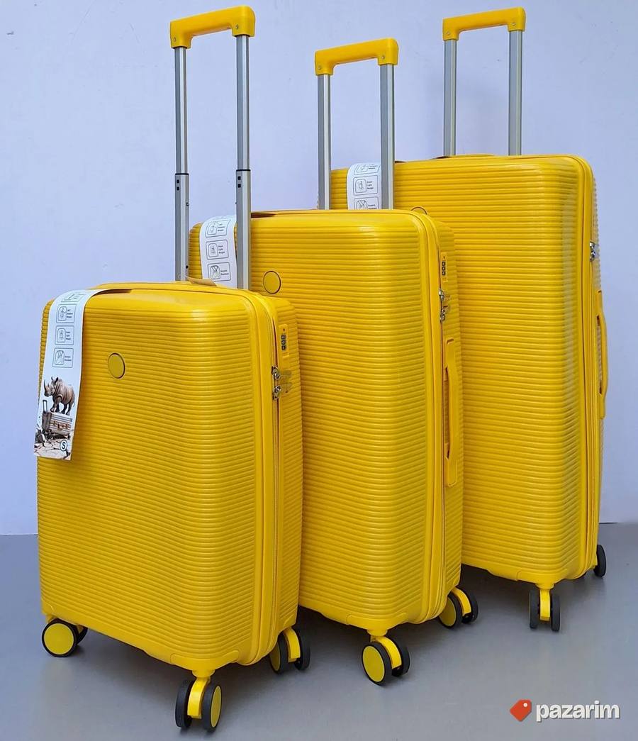 Set kofera 3/1 Polipropilen kod pp098 zuti 2