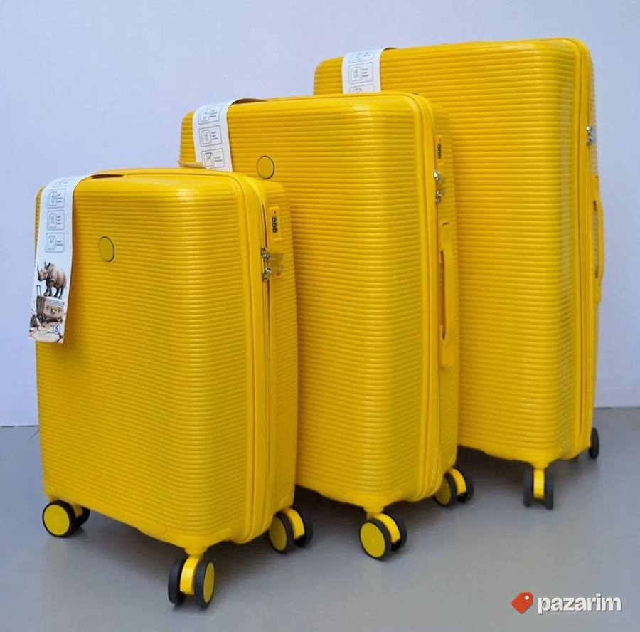 Set kofera 3/1 Polipropilen kod pp098 zuti 3