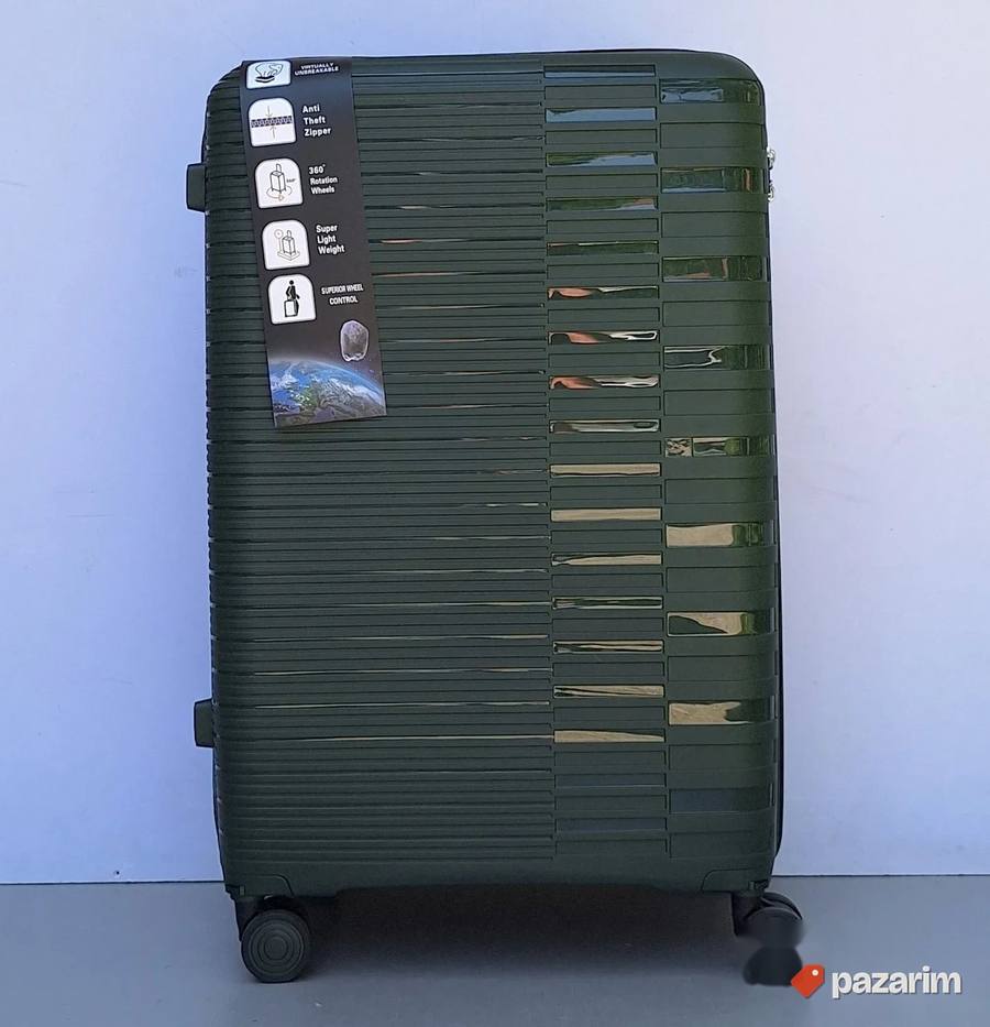 Srednji kofer Polipropilen kod pp803 maslinasti 2