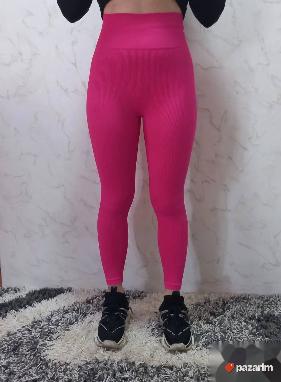 Zenske helanke push up mod.9248 roze 3