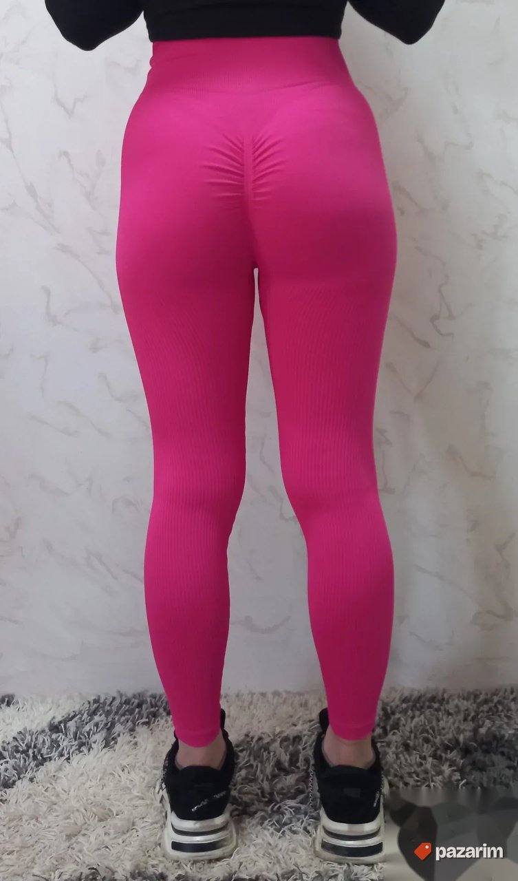 Zenske helanke push up mod.9248 roze 4