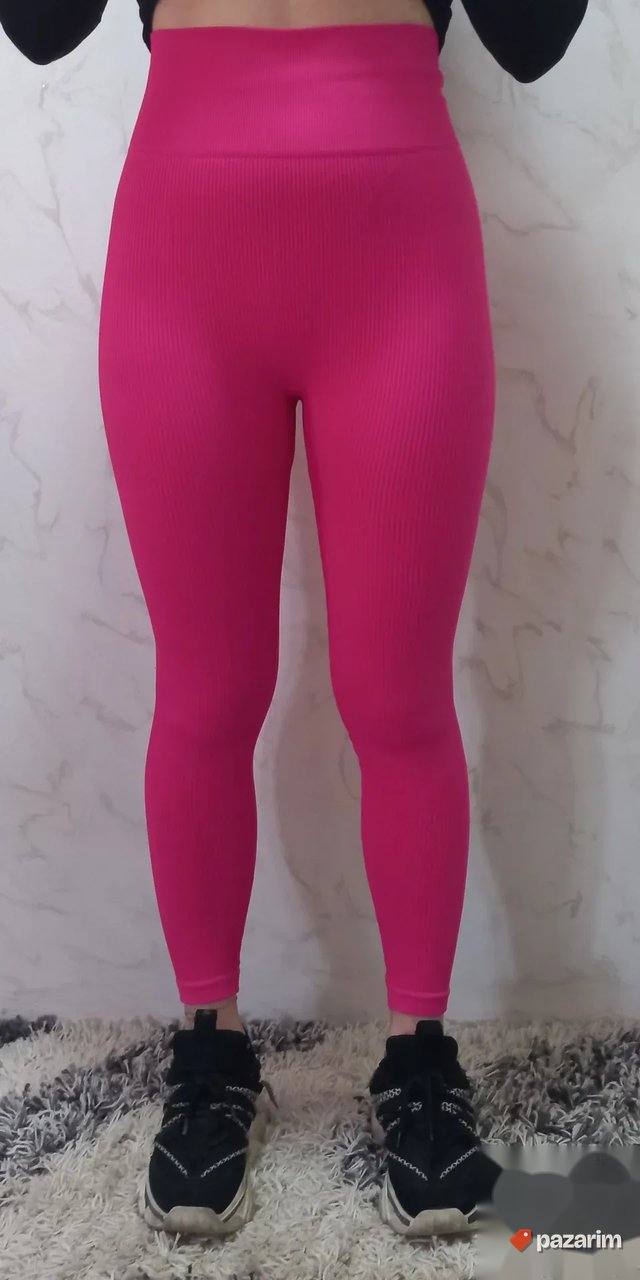 Zenske helanke push up mod.9248 roze 5
