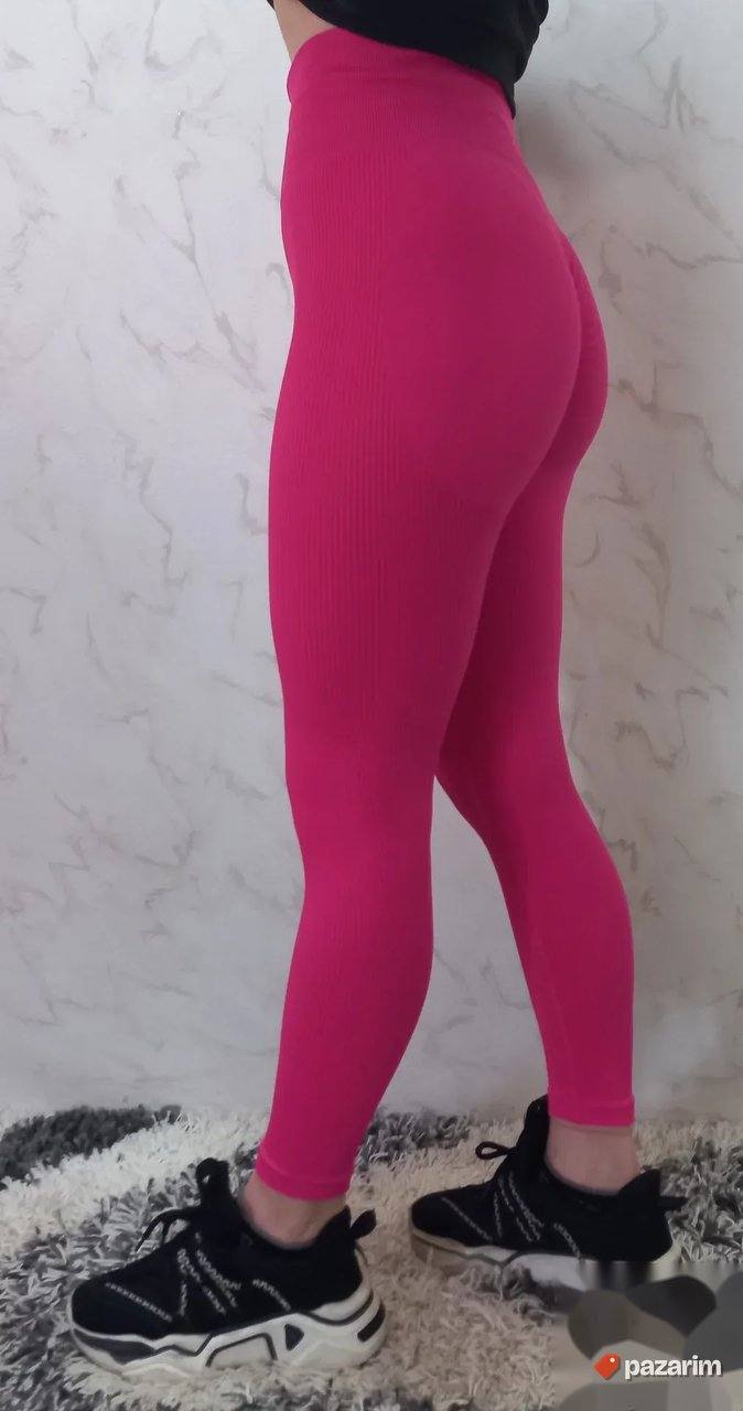 Zenske helanke push up mod.9248 roze 7