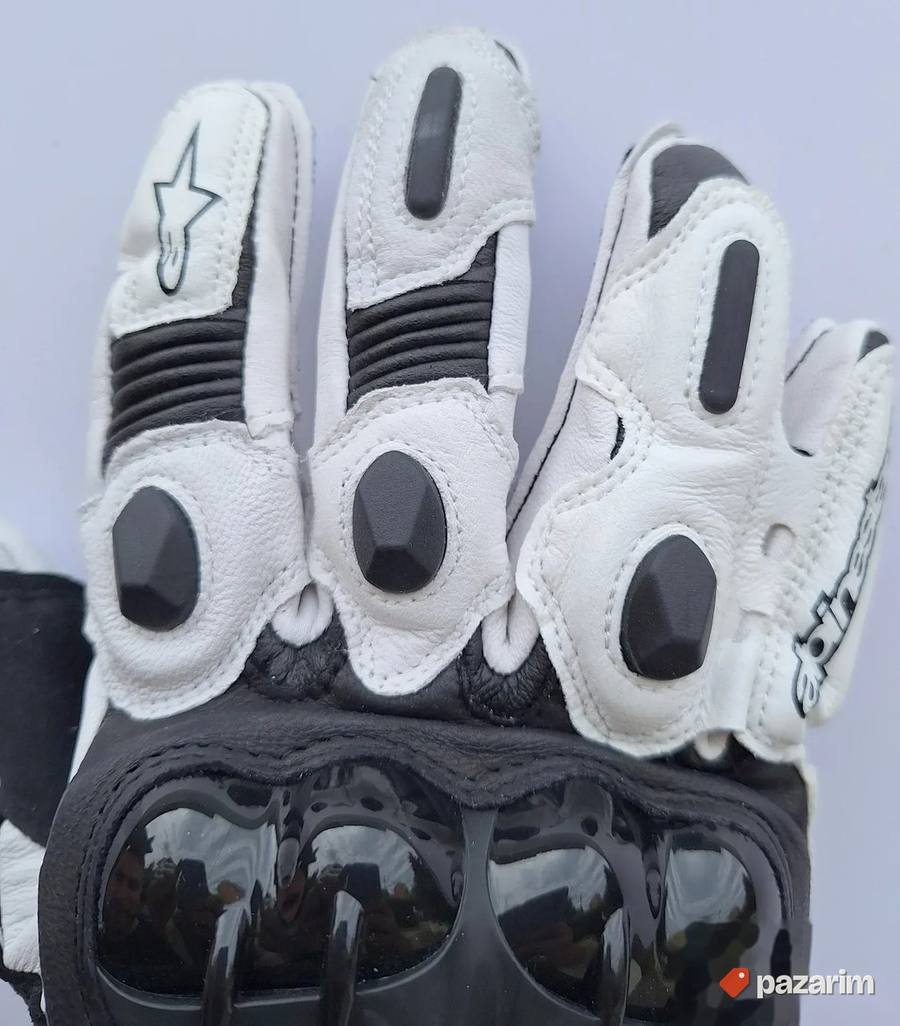 Rukavice Alpinestars Gp pro1 bele 2
