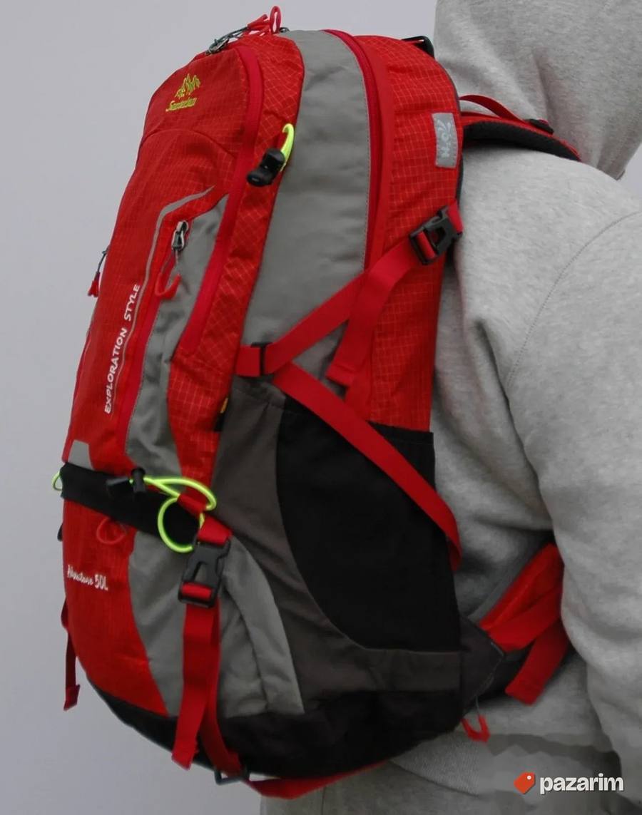 Ranac za planinarenje 50L crveni kod 2459 2