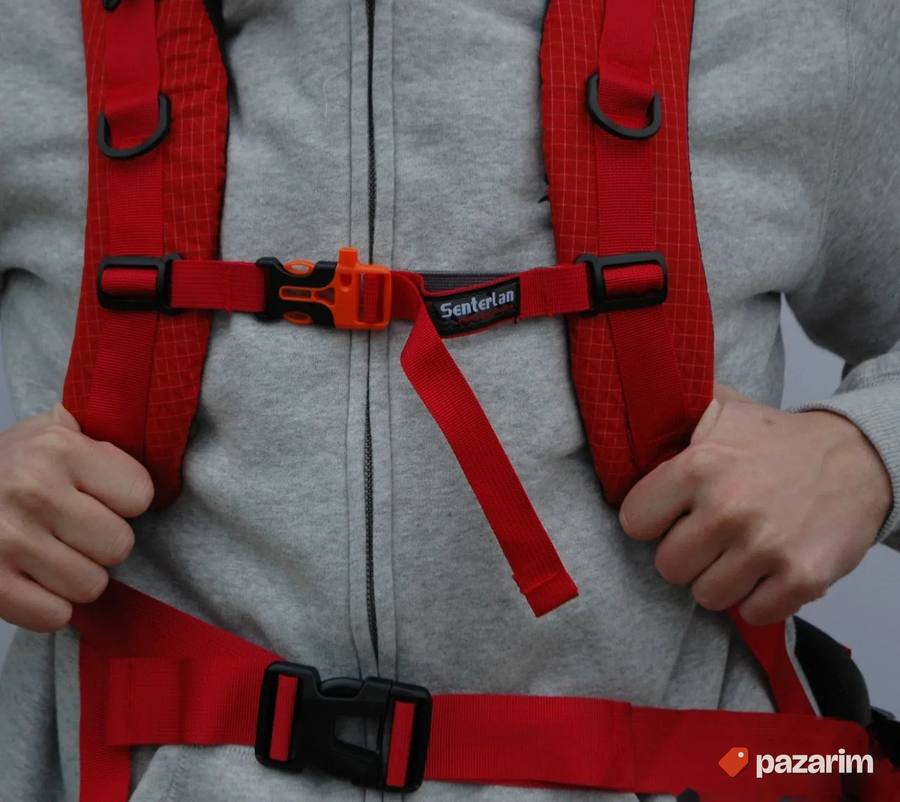 Ranac za planinarenje 50L crveni kod 2459 5