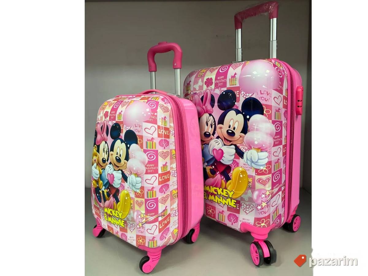 A K C I J A Deciji set kofera 2/1 Miki i Mini 1