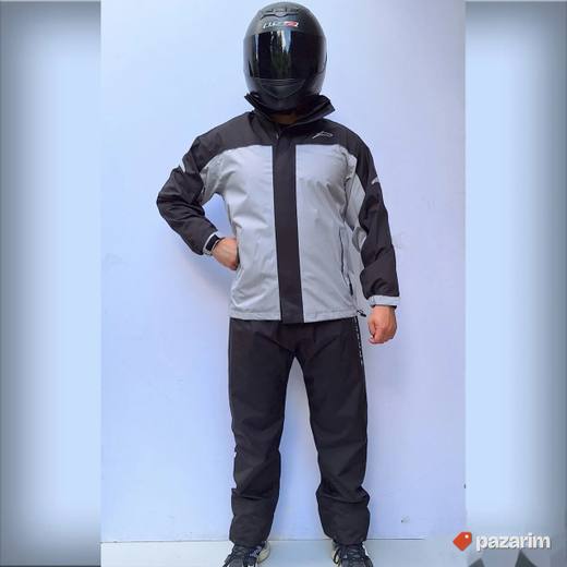 Moto kisno odelo vodootporno sivo + poklon dry bag