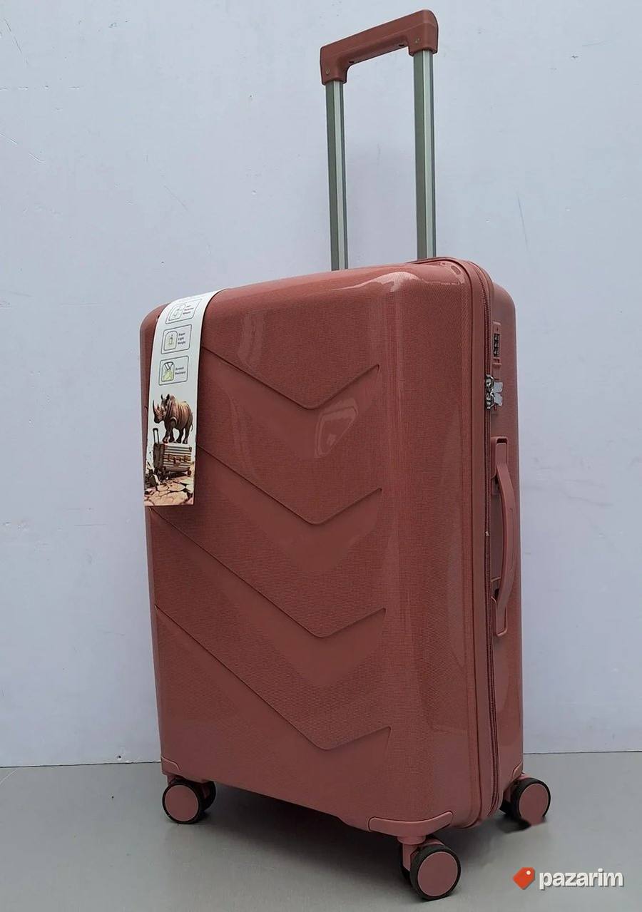 Srednji kofer Polipropilen kod pp102 tamno roze 3