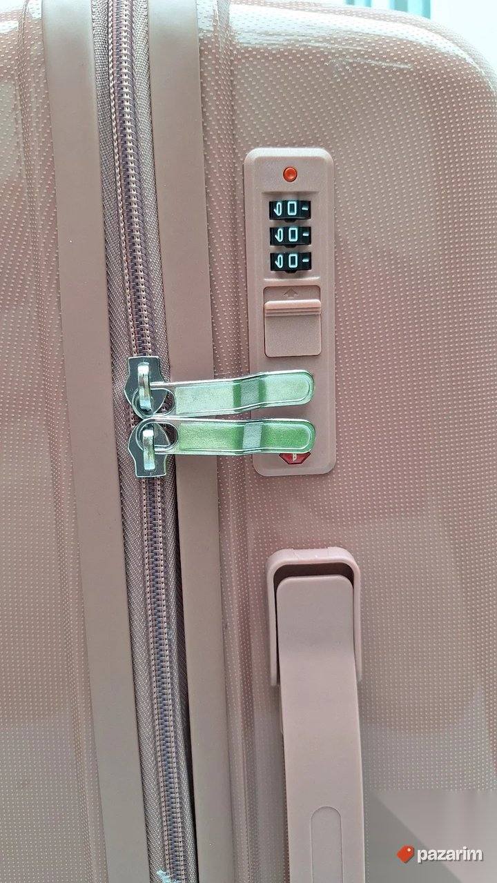 Srednji kofer Polipropilen kod pp102 tamno roze 6