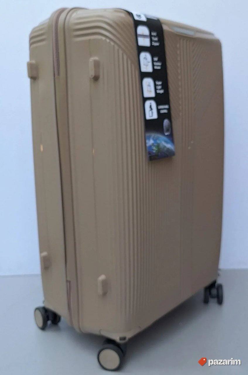 Veliki kofer Polipropilen kod pp801 zlatni 3