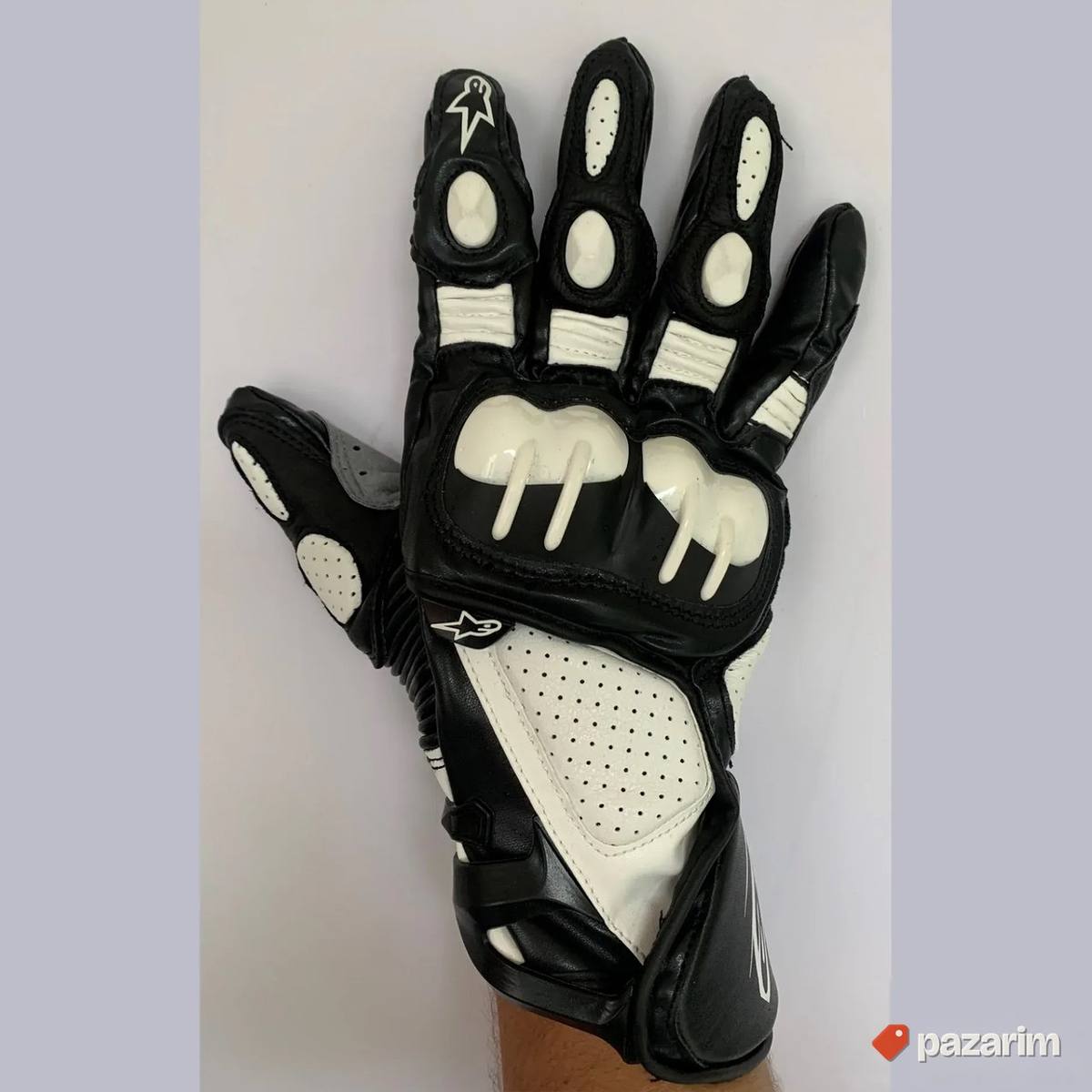 Rukavice Alpinestars S1 bele 1