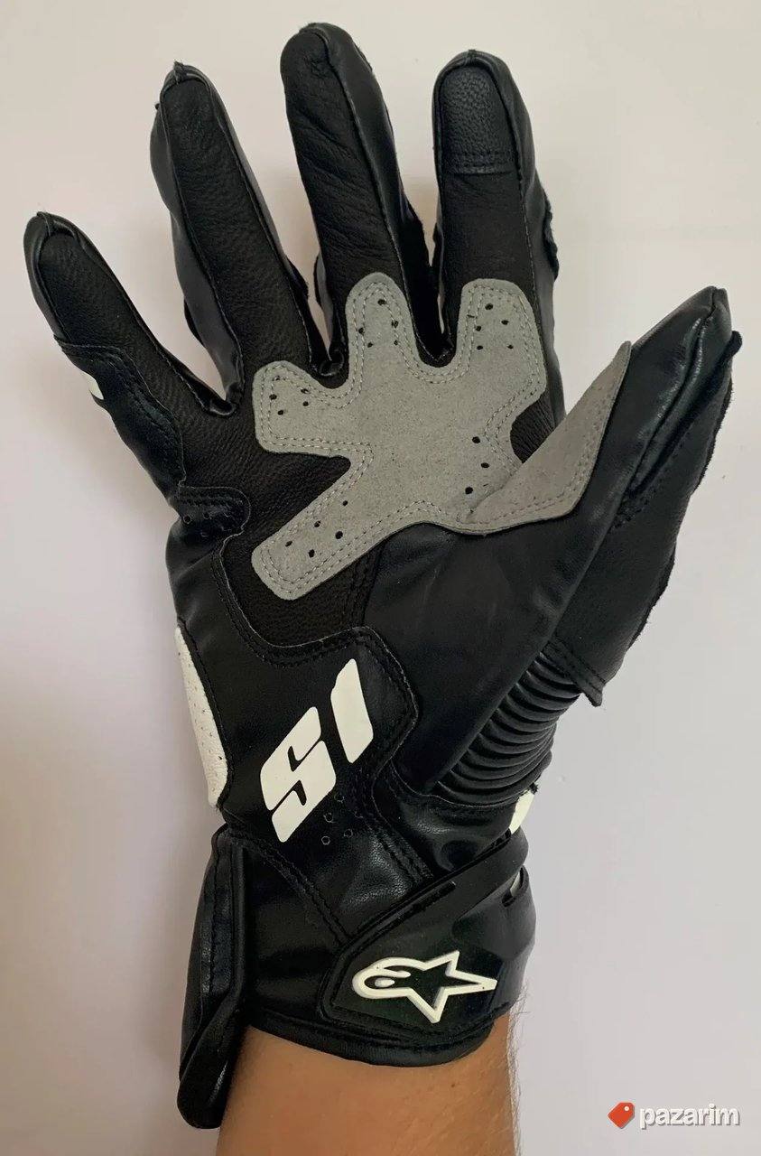 Rukavice Alpinestars S1 bele 4
