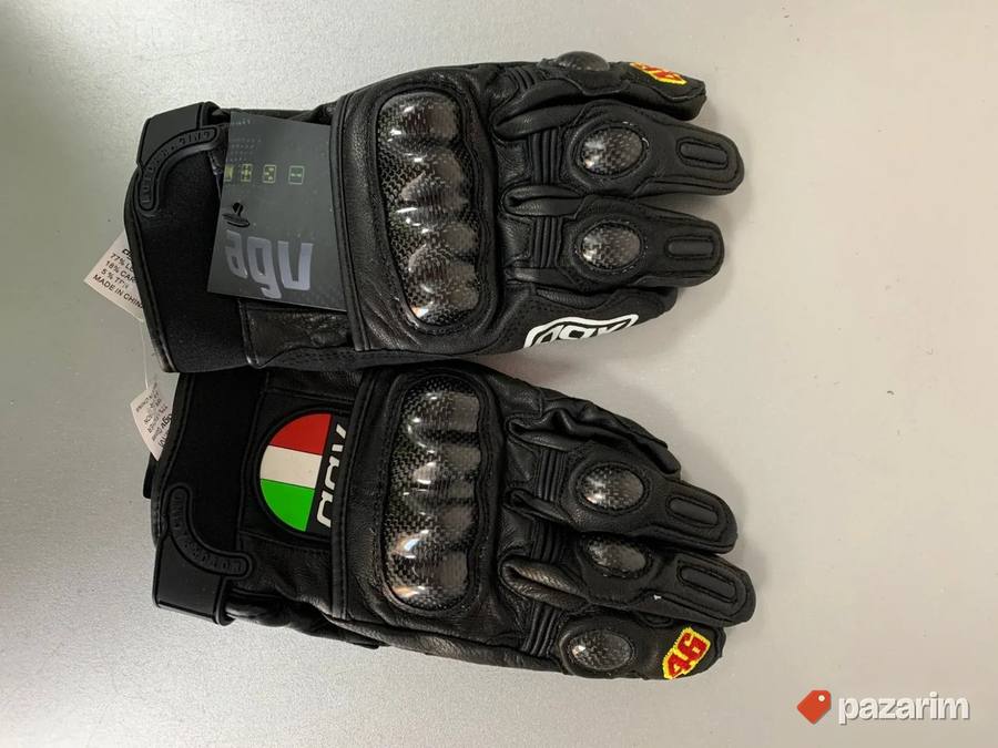 Rukavice AGV crne 2
